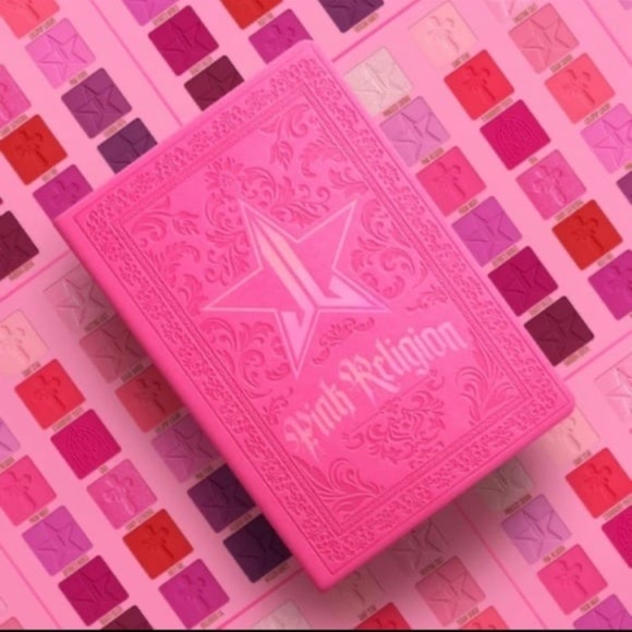 Jeffree Star Other - Jeffree Star Pink Religion Eyeshadow Palette - Vibrant Pink